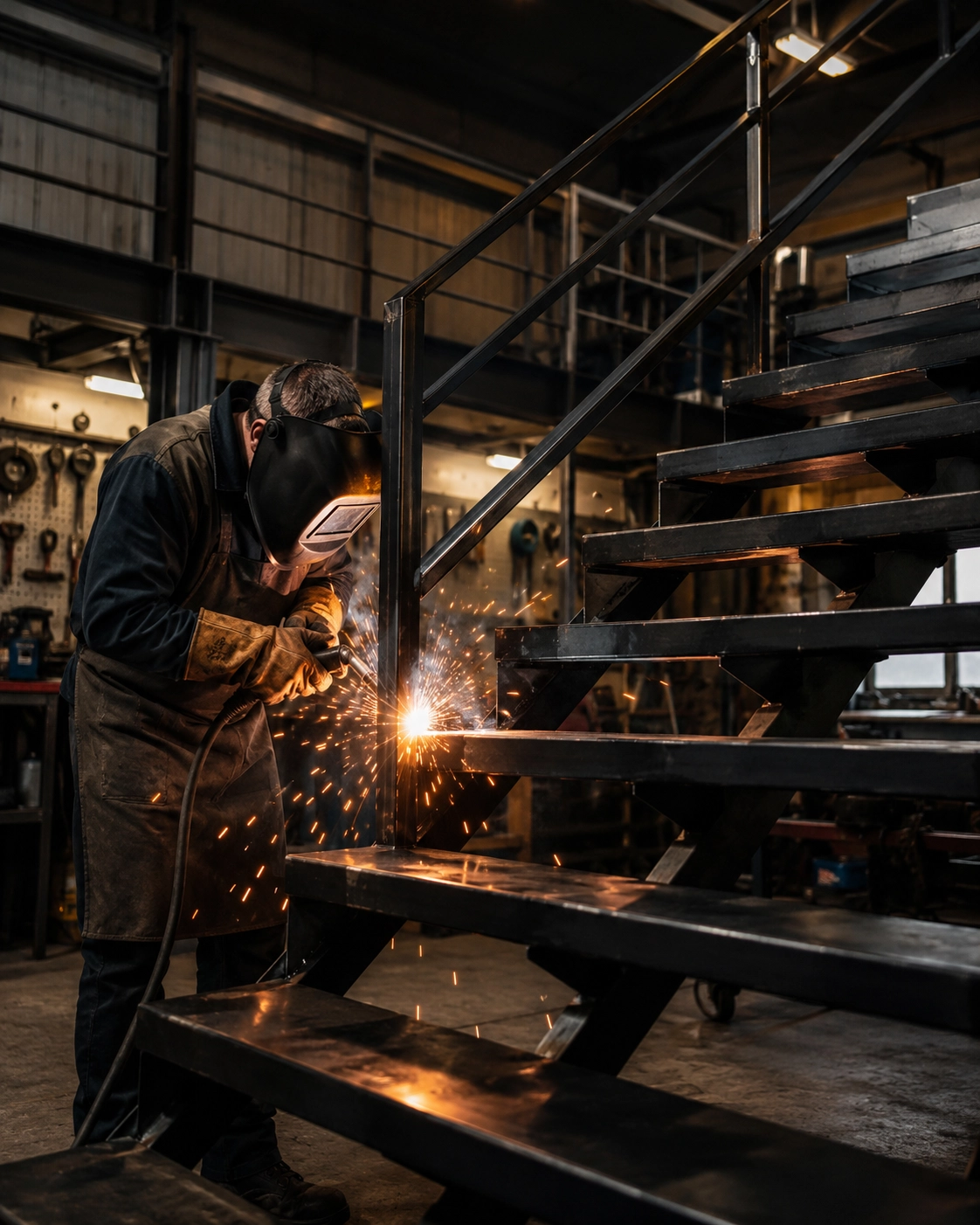 Fabricación de productos y escaleras de hierro